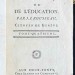  Руссо. Эмиль, или О воспитании. Антикварная книга на французском языке, 1782 год.