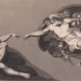 Микеланджело. Сотворение Адама, 1850-е года.