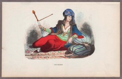 Иран. Персидская красавица, 1840-е годы.