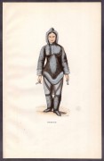 Костюмы народов России. Чукотка. Эскимоска, 1840-е года.