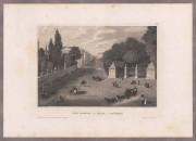 Брюссель. Королевская улица и парк, 1835 год.