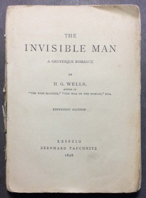 Уэллс. Человек-невидимка, 1898 год.