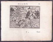 Карта России, Московии и Тартарии [Малый Дженкинсон, 1577 год].