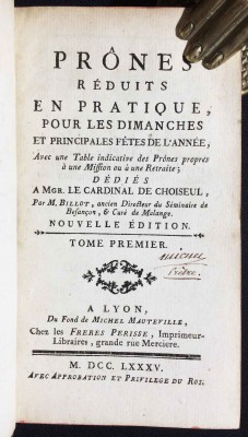 Проповеди, антикварная книга 1785 года.