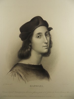 Рафаэль Санти, автопортрет, 1830 год.