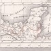 Антикварная карта Мексики с Калифорнией и Республикой Техас [США], 1840-е годы.