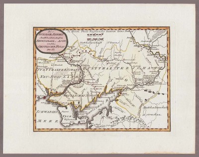 Карта Новороссии, Азовской губернии и Восточного Ногая, [1789] год.