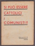 Книга на итальянском. Коммунисты или католики, 1945 год.