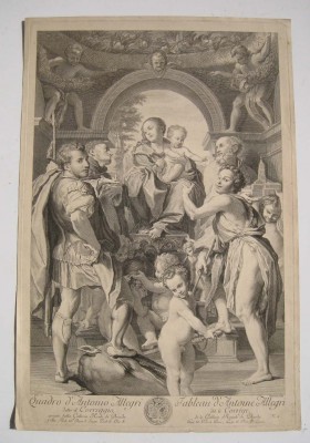 Корреджо. Мадонна святого Георгия, 1750-1753 гг.