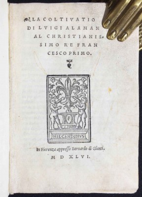 Луиджи Аламанни. «О земледелии», 1546 год.