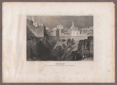 Израиль. Иерусалим, 1830-е года.