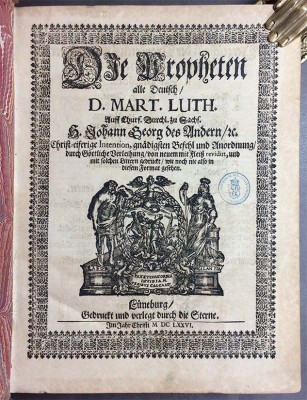 Библия Мартина Лютера, 1676 год.