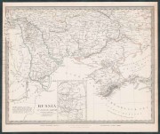 Карта Новороссии (Крыма, Херсона и Молдавии с выходом к морю), 1835 год.