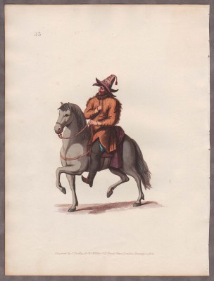Костюмы народов России. Киргиз, 1803 год.